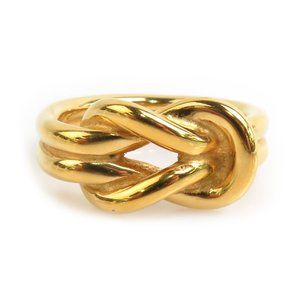 Hermes scarf ring, metal, gold, women's, e60703n